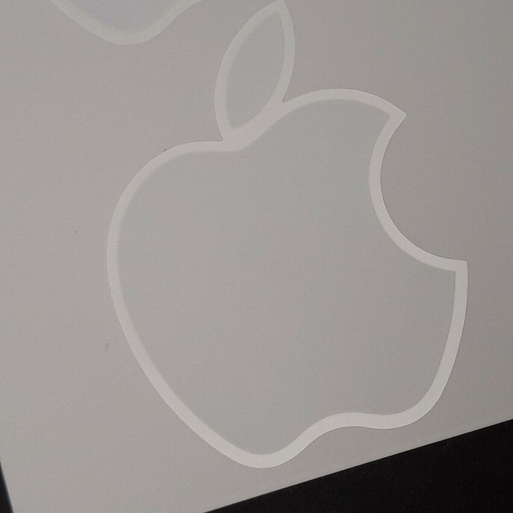 2 Original Apple Decal Stickers